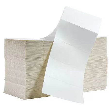 Zoro Select 22D097 Printer Label, White, Labels/Roll: 5000