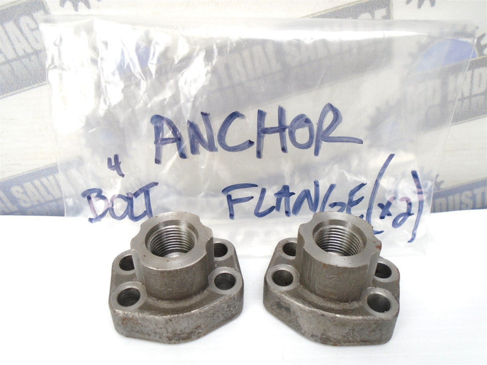(Lot of 2) ANCHOR - Deep Socket 4-Bolt Flange 3/4" X 16 (THREAD) - (NEW in BOX)