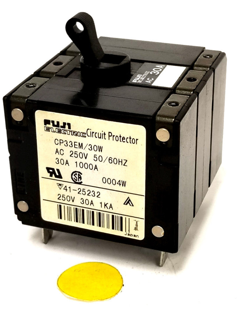 FUJI ELECTRIC CIRCUIT PROTECTOR CP33EM/30W AC 250V 50/60HZ