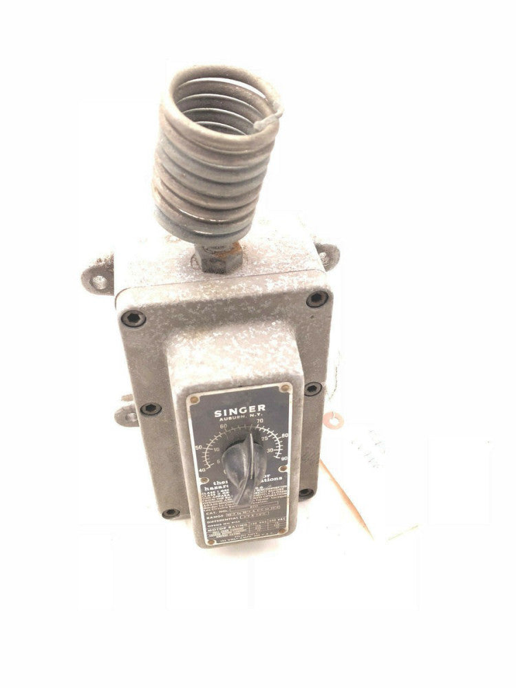 Singer 8117 Hazardous Location Thermostat 40-90°F