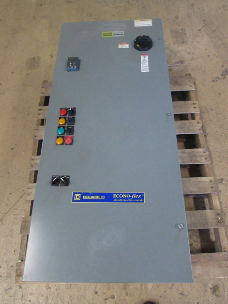 Square D FLEX58KD46N4 ,Econo-Flex ENCLOSED DRIVE, 40hp/460V, TAKEOUT MAKE OFFER!