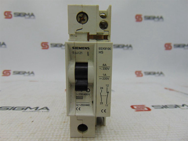 SIEMENS 5SX2110-5 CIRCUIT BREAKER