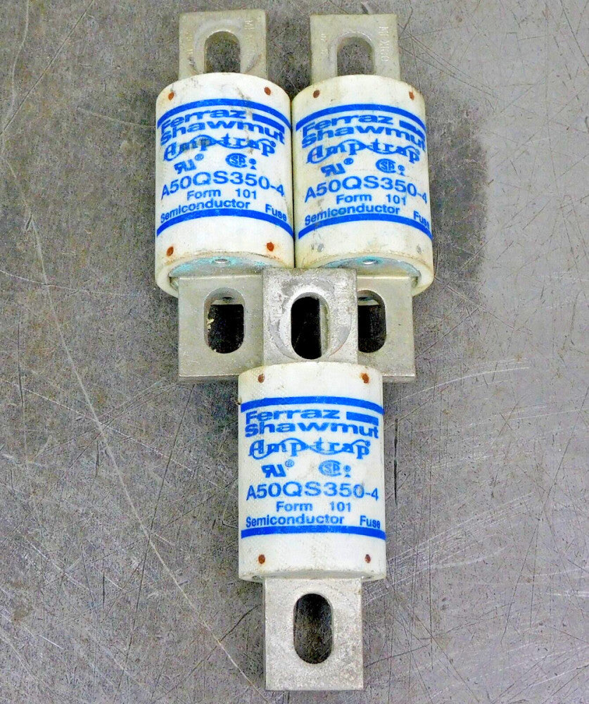 Ferraz Shawmut A50QS350-4 Semiconductor Fuse 500V AC/DC 350 A 150° Lot of 3