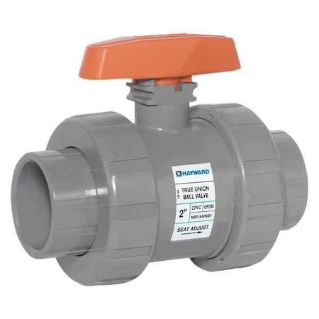 Hayward Flow Control Tbh2050aste0000 Ball Valve, True Union, 1/2", Cpvc/Epdm,