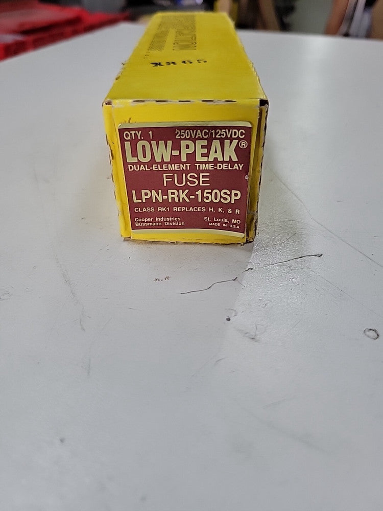 1) New Old Stock! Bussmann LPN-RK-150SP 150 Amp Fuse Low Peak Class RK1