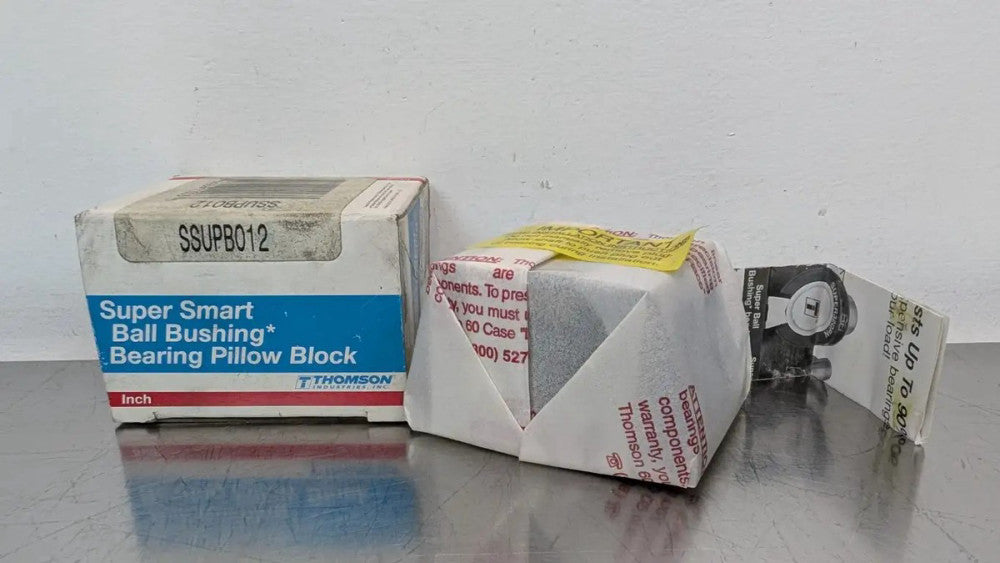Thomson SSUPB012 Ball Bushing Pillow Block Bearing Open 0.75" x 2.75" x 2.75"