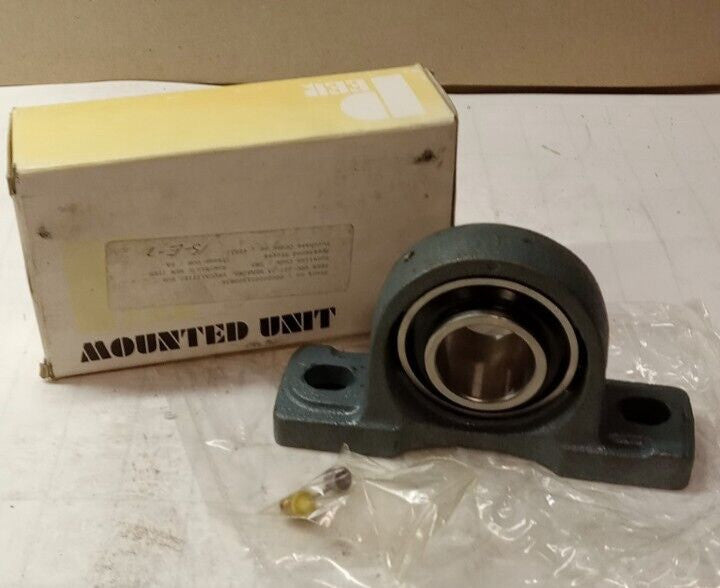 NEW PEER BEARINGS PILLOW BLOCK BALL BEARING 2-BOLT 1-7/16 BORE UCP207-23