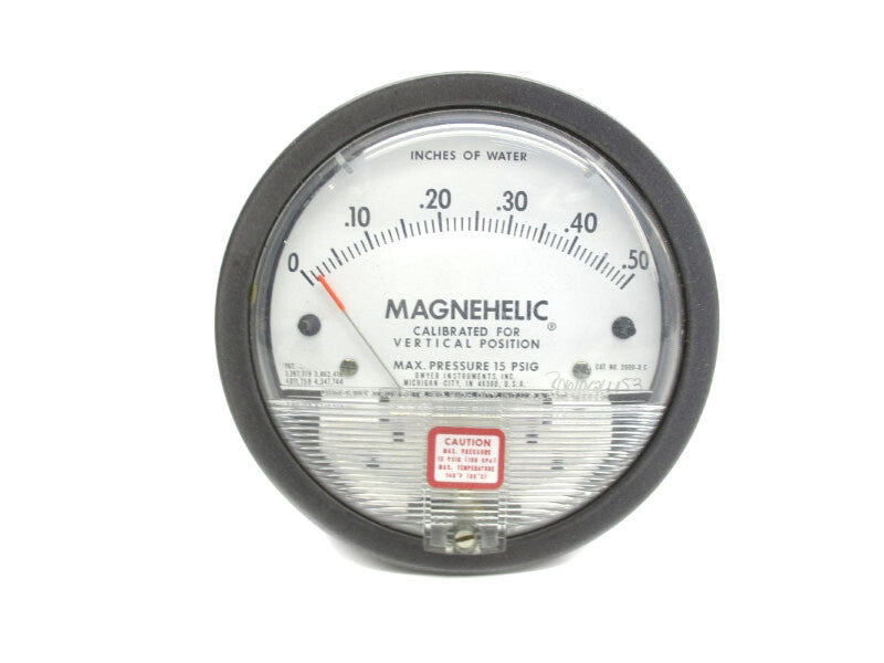 DWYER 2000-0C 15PSI 0-.50 NSNP