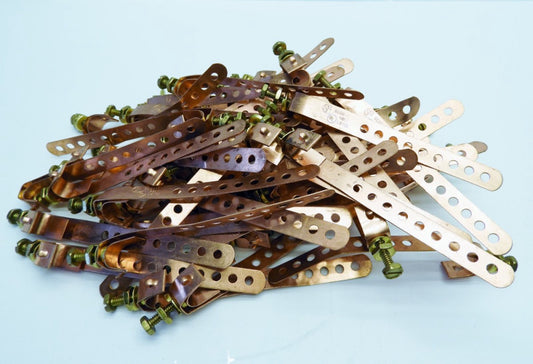 42 pcs Thomas & Betts Sachs SC13B-1 Copper Ground Strap SMALL 5" Long