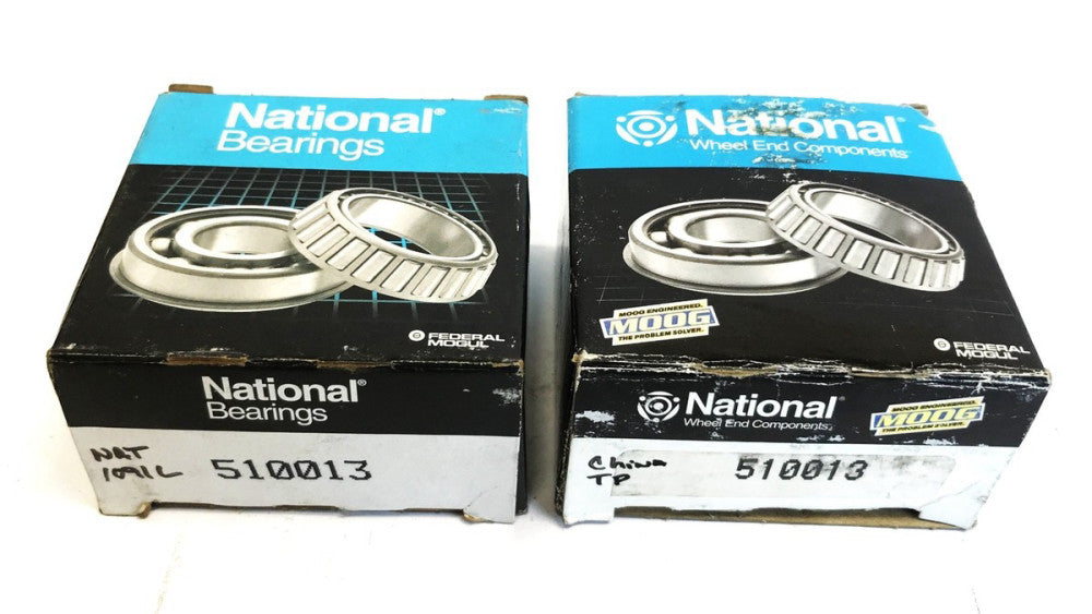 National 2-7/8 inch x 1-5/8 inch Wheel Hub Bearing 510013 [Lot of 2] NOS