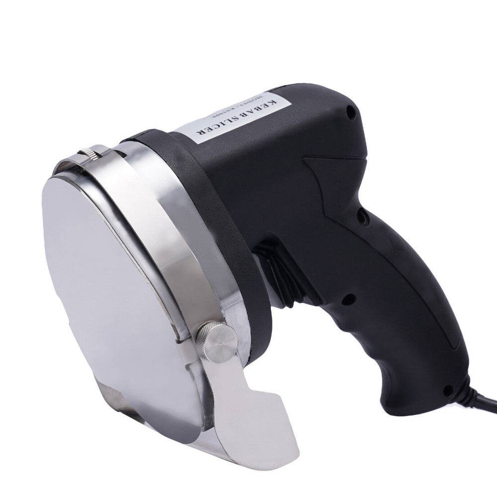 Electric Auto Shawarma Gyro Doner Kebab Slicer Cutter 2 Blades US Plug 80W US