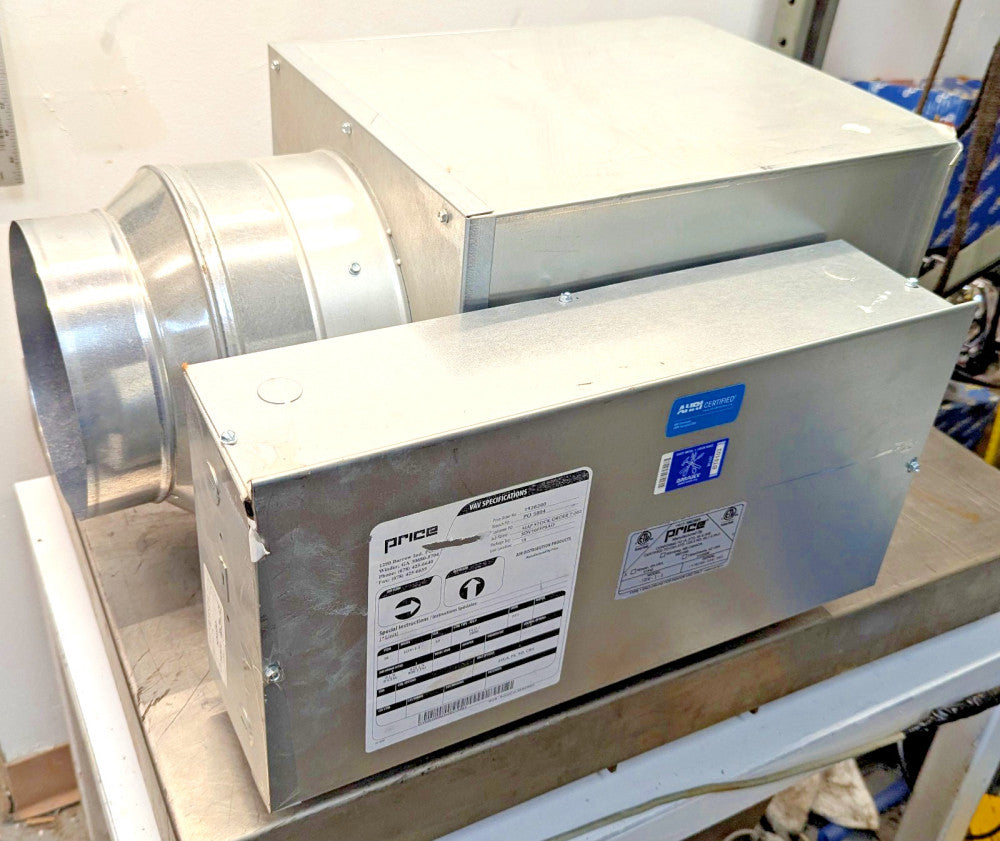 Price SDV-1-1 Size 10 Single Duct Terminal Unit 1100 CFM [D3S2]