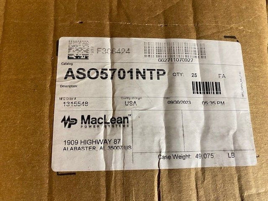 (25 PACK) MACLEAN POWER SYSTEMS ASO-570-1N-TP (NEW)