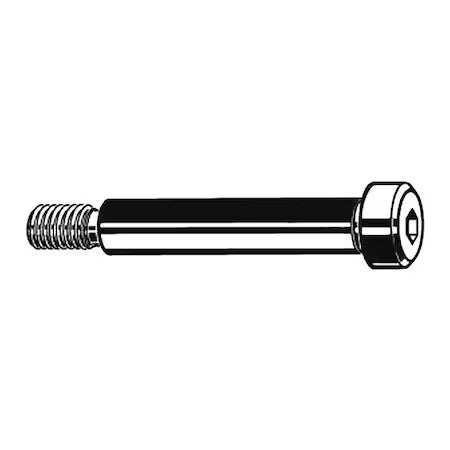 Zoro Select U07111.062.0225 Shoulder Screw, 1/2"-13 Thr Sz, 3/4 In Thr Lg, 2