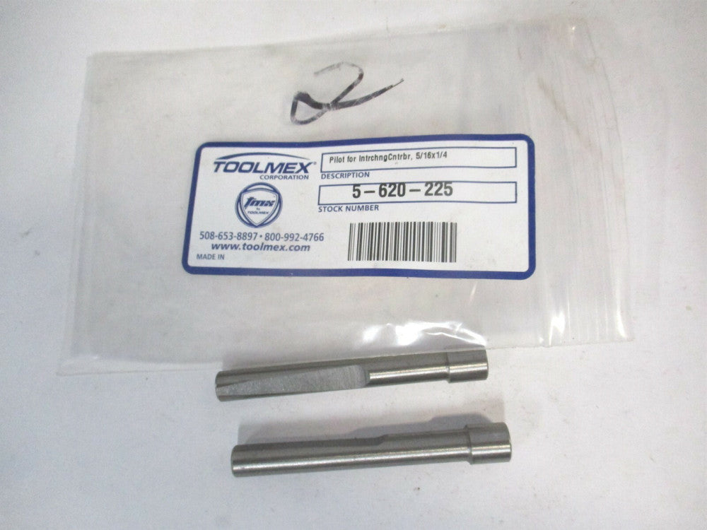 TMX (5-620-225) 5/16" x 3/4" Pilot for Interchangeable Counterbore - Lot of 2