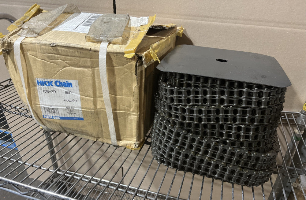 HKK CHAIN 10B-2R 50 FT 960 Links Nos Surplus