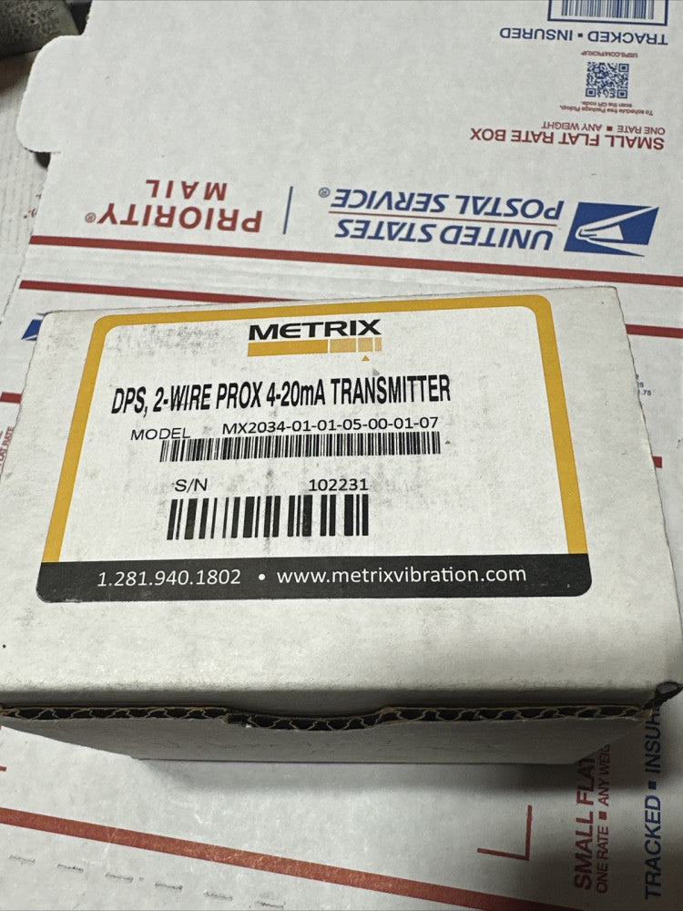 New In The Box Metrix DPS 2-Wire Proximity Transmitter MX2034-01-01-05-00-01-07
