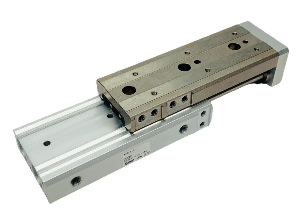 SMC MXQ20-75 Pneumatic Guided Slide Table 20mm Bore 75mm Stroke