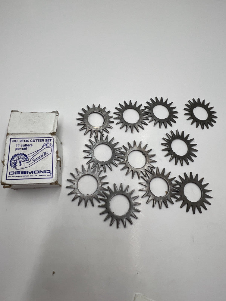 (QTY 11) Desmond 26140 Steel Cutter for Blanchard-Style Grinding Wheel Dresser