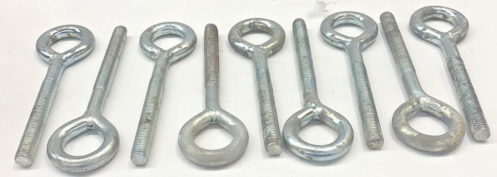 FORGED EYE BOLT  WITHOUT SHOULDER LOT OF 9 SHANK DIAMETER 3/4" LOAD LIMIT 500LBS