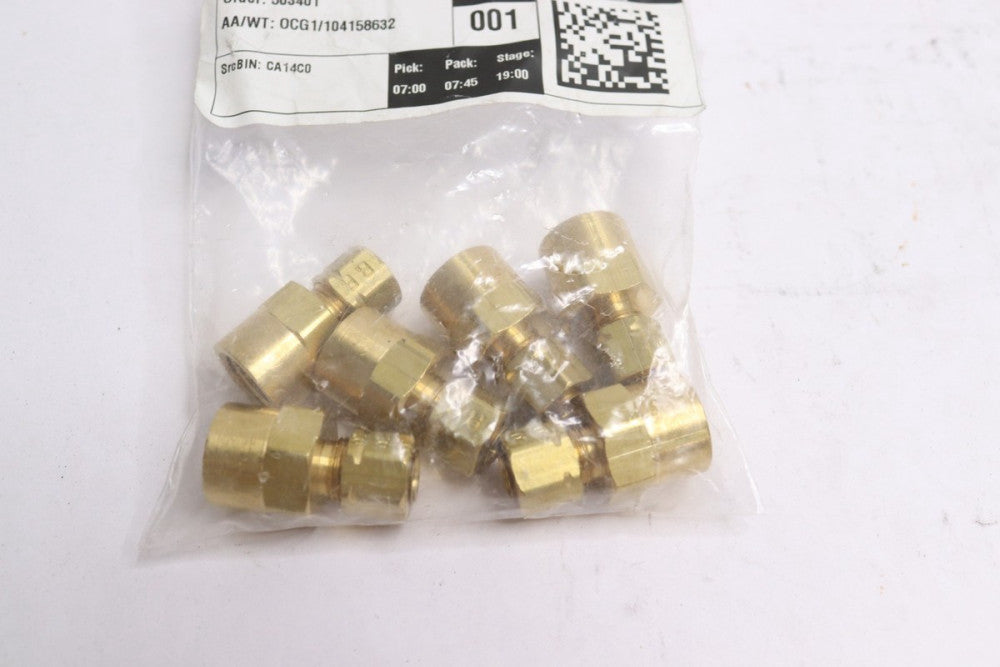 (6-Pk) Quincy Fit T Connector Flls 025Nt x 025Fp 2014701653