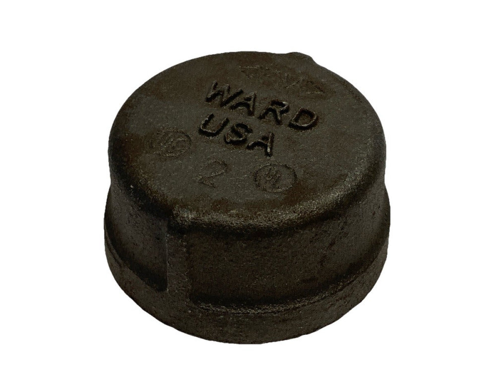 Ward FBCA2 Black Pipe Cap Female 2"