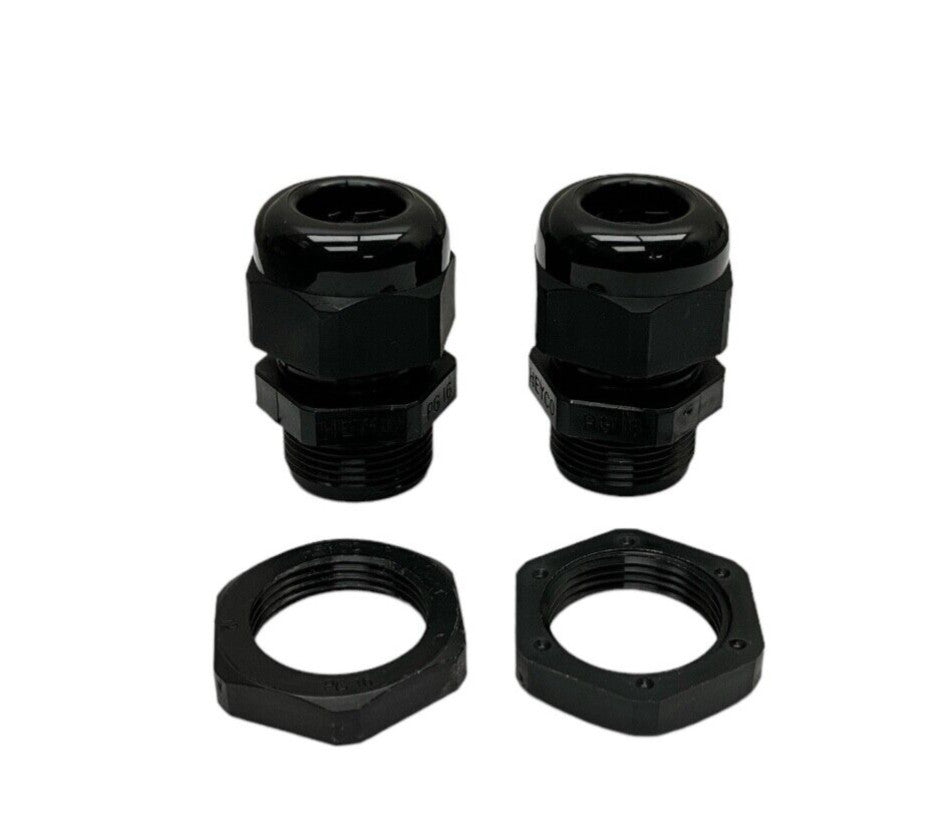 HEYCO  PG-16 Liquid-Tite Cordgrip Strain Relief Black  Part #3219  2-pack