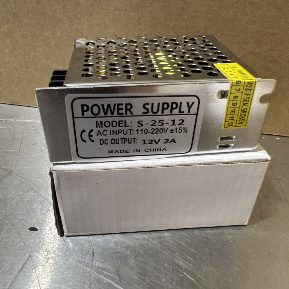Mean Well S-25-12 Power Supply Nos Surplus