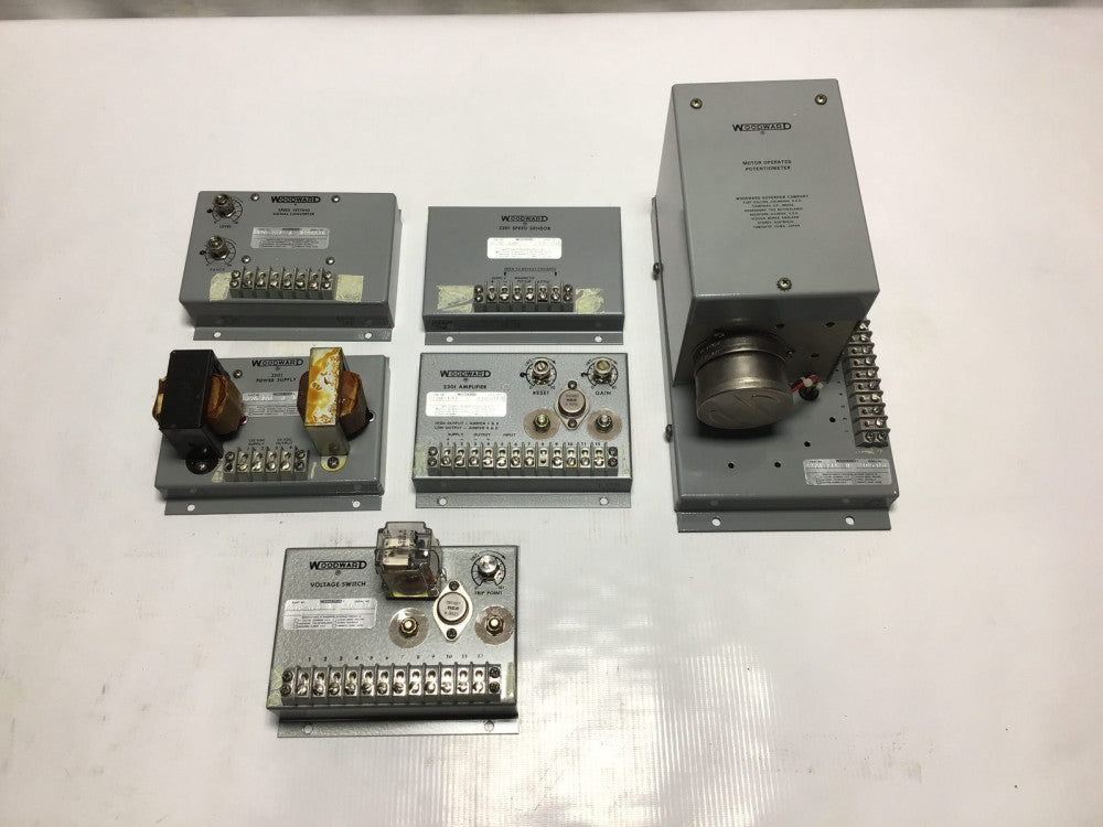 Woodward 2301 Motor Operated Potentiometer/Speed Sensor/Signal Converter/Powe...