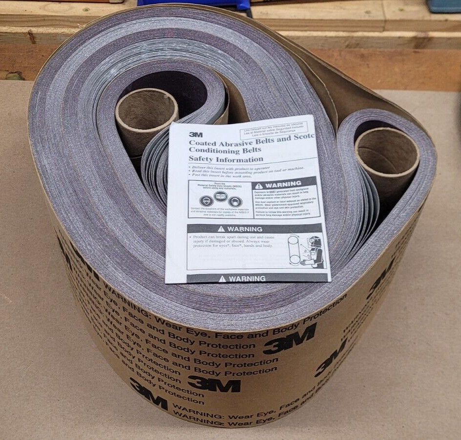 Lot of 20 3M 217EA Trizact Sanding Belts Grade A45JE 6"x148" 60-0000-9946-9