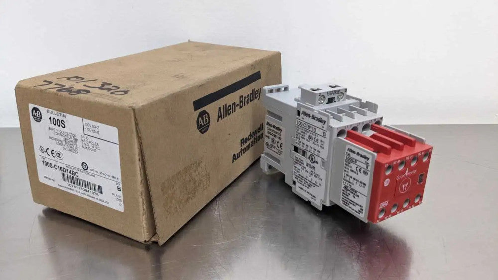 Allen-Bradley 100S-C16D14BC Safety Contactor Ser B 3 NO Main Poles 1 NO/4 NC ...