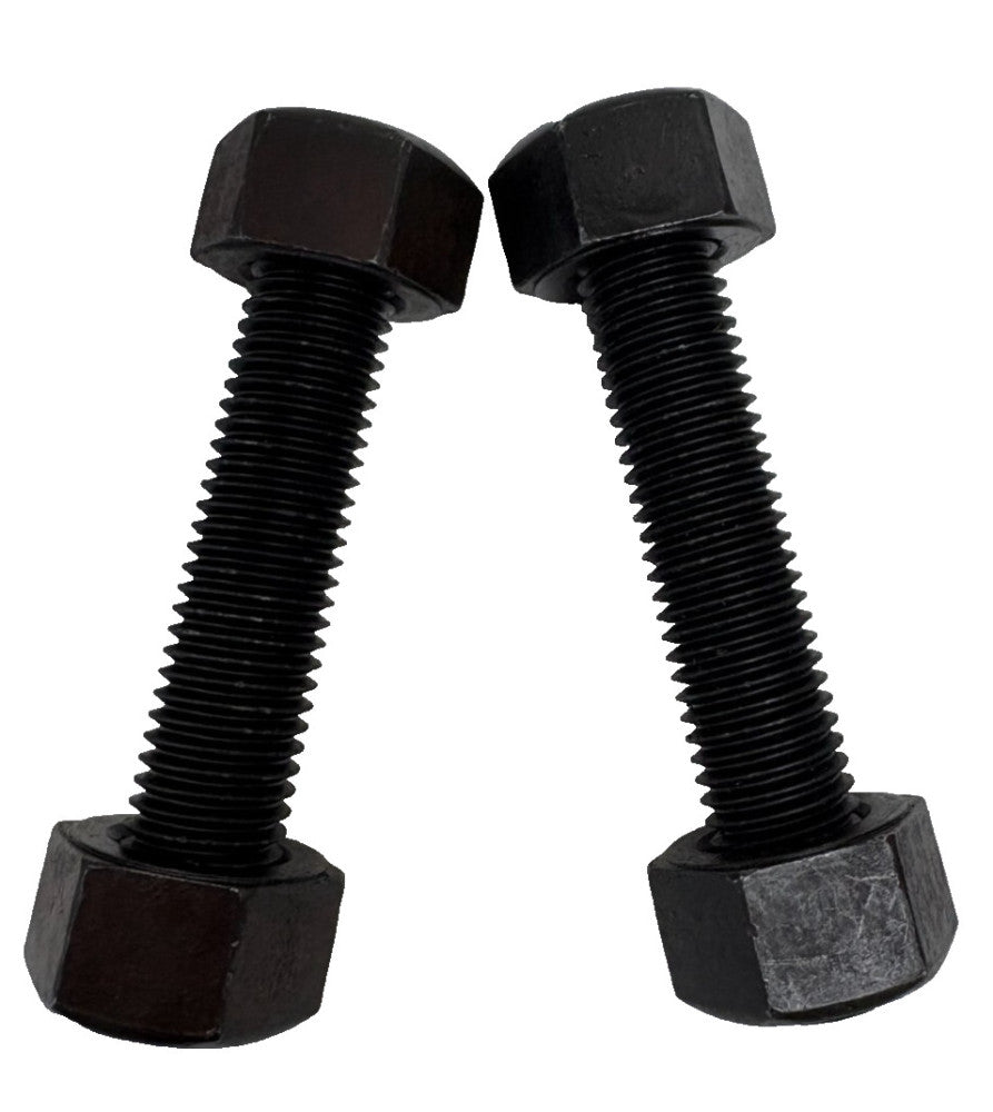 3/4"-10 X 4-1/4" GRADE B7 FULLY THREADED STUDS WITH 2 NUTS  (LOT OF 4)