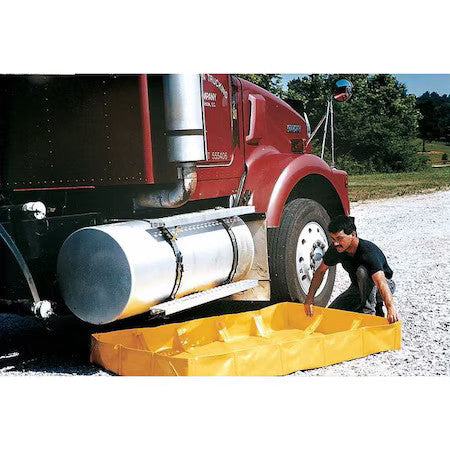 Justrite 28556 4' X 4' X 8", 79 Gallon Spill Capacity, Folding Spill