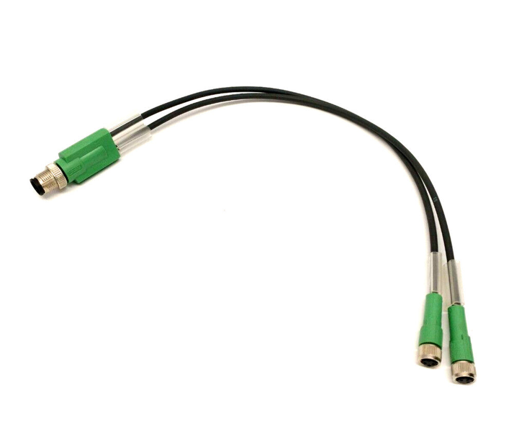 Phoenix Contact SAC-3P-M12Y/2X0,3-PUR/M 8FS Sensor/Actuator Cable 0.3m 1671331