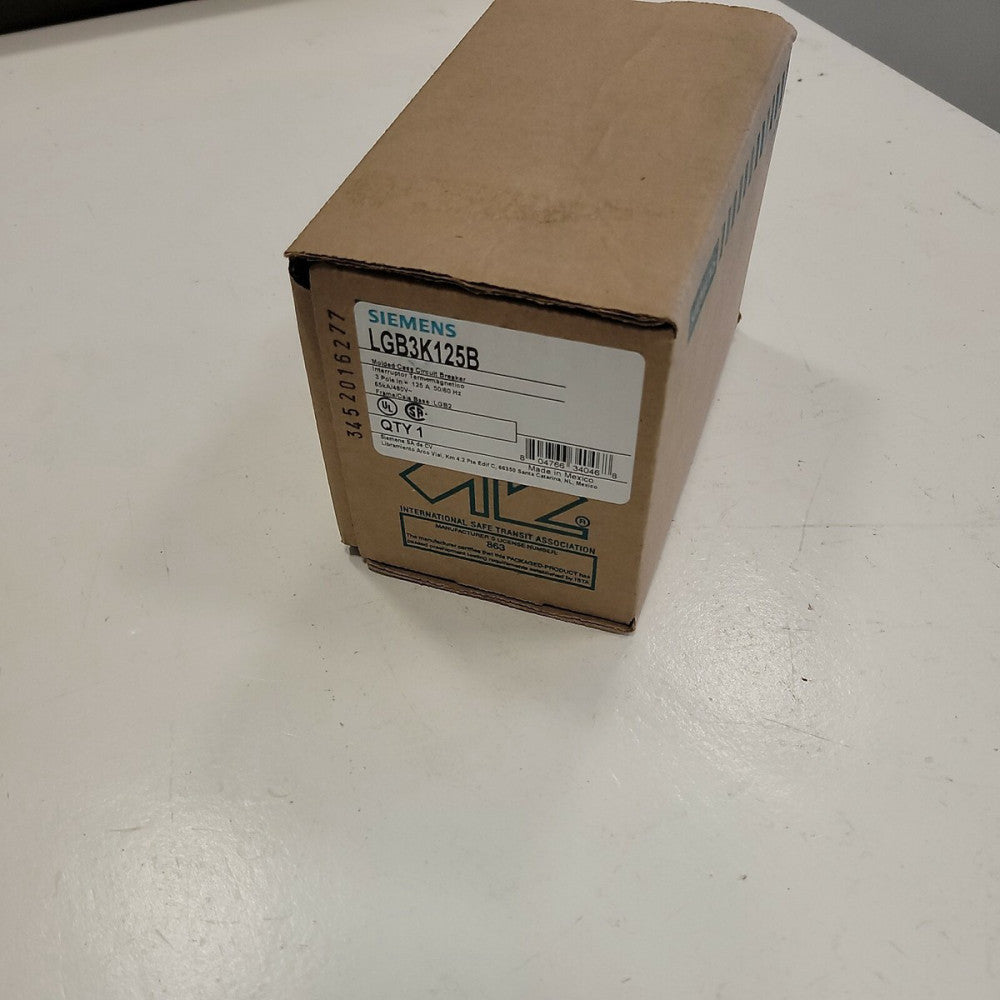 NEW Siemens LGB3K125B Circuit Breaker Type LGB2 Panelboard Mount 125A 3 Pole