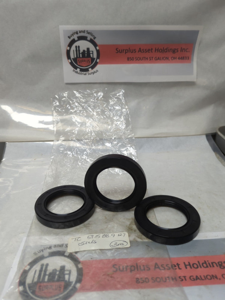 TC,57.15 88.9 12.7,OIL SEALS LOT OF 3 NOS