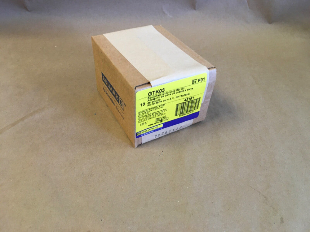 *Box of 10* Square D GTK03 Series F01 Equipment Grounding Bar Kit Sealed Box
