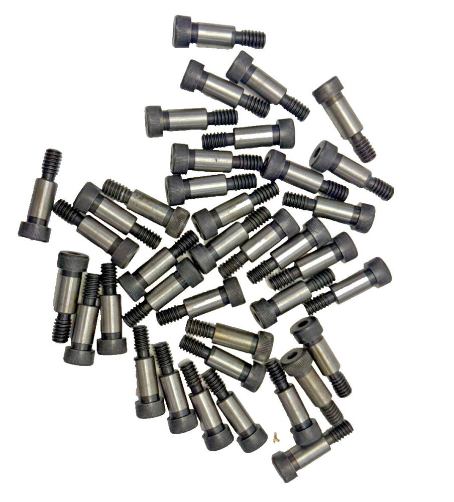 SOCKET HEAD SHOULDER SCREW 1/4"-20, OAL 1-1/4", LOT OF 38