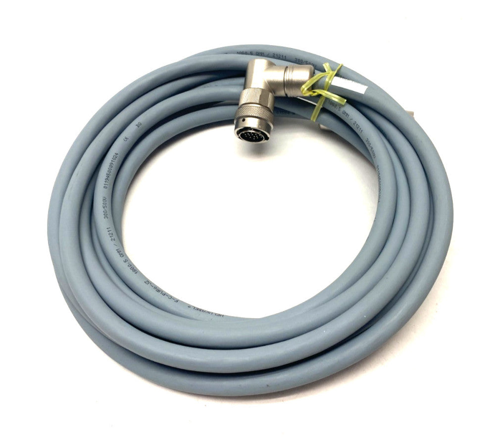 Laserax PE003-0003 Double Ended Cable Assembly 19-Pin Rt Angle Male/Str. Female