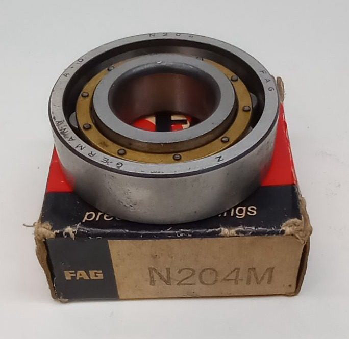 FAG N204M Cylindrical Roller Bearing 20X47X14mm N-204-M