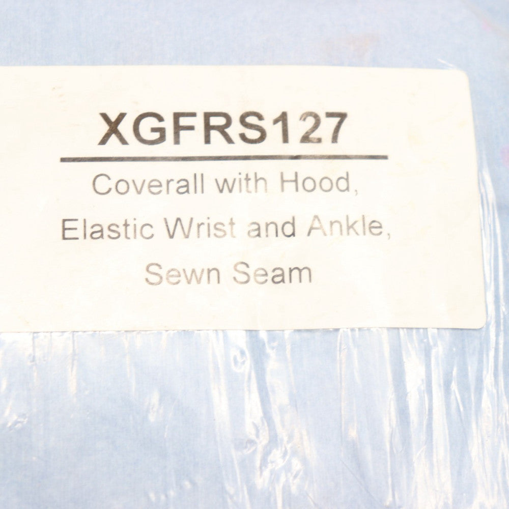 Xposure Guard Coverall with Hood Elastic Wrist and Ankle Sewn Seam 4XL XGFRS127
