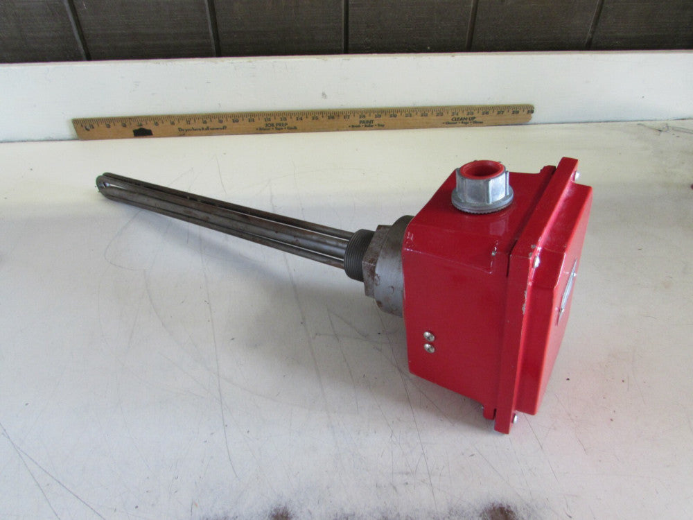 CHROMOLOX ARMTO-215E4T3XX 480V 1PH 1.5KW 1.5"NPT IMMERSION HEATER NEW SURPLUS!!