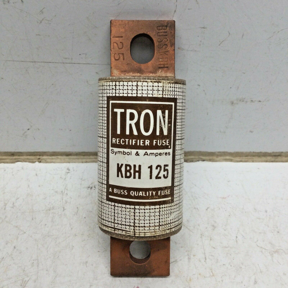 BUSSMANN BUSS TRON KBH 125 RECTIFIER FUSE 125 AMP 500V