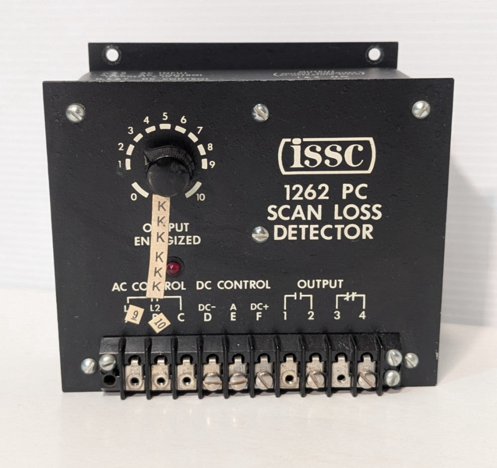 ISSC 1262-PC Scan Loss Detector, .06-2.5 range, AC/DC control, 115VAC, 50/60Hz