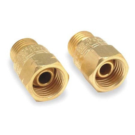 Harris 88-6Cvt R&L Welding Torch Check Valve Set,Brass,2 Pc