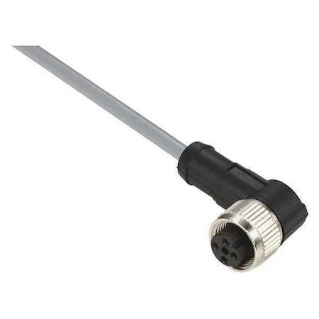 Telemecanique Sensors Xzcpv1241l2 Cordset,6.56 Ft.,Gray,250Vac/300Vdc