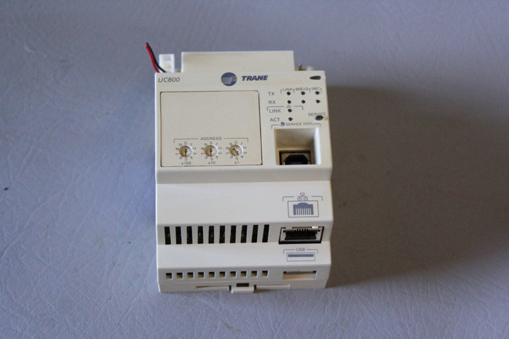 TRANE CHILLER CONTROL MODULE UC800 X13651144-01 REV. D