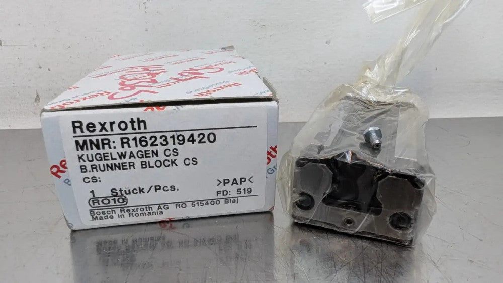 Rexroth R162319420 Linear Ball Runner Block 15mm ID Size 15