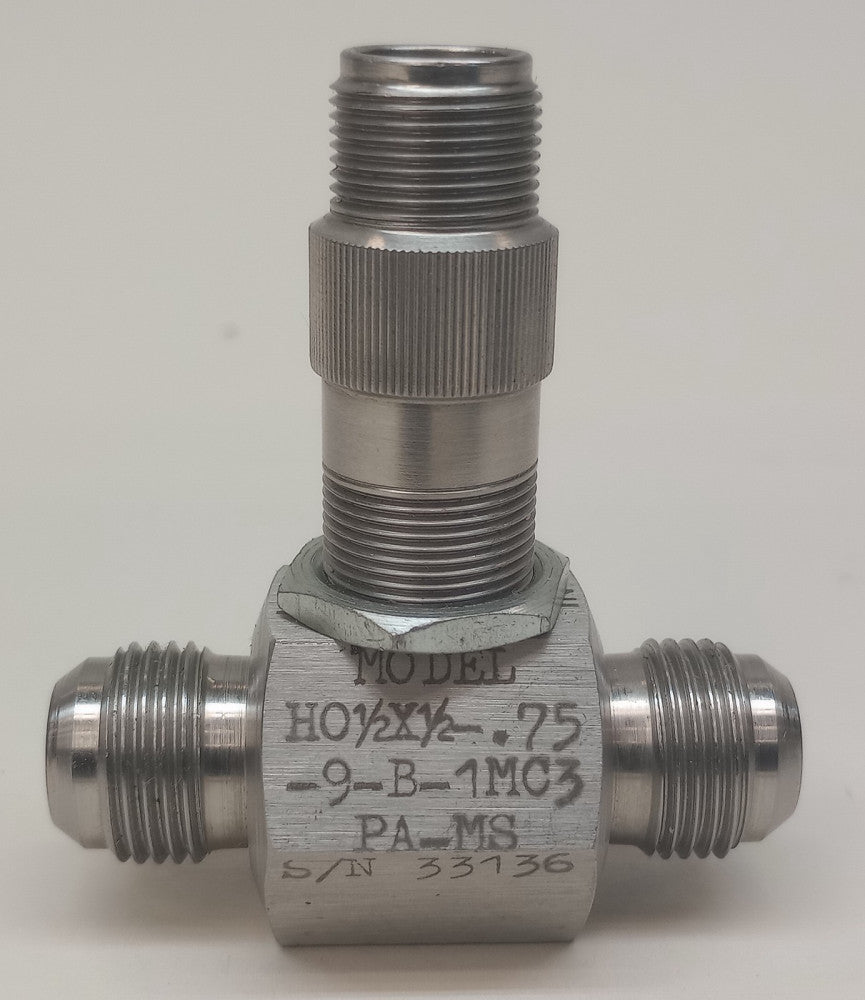 Hoffer HO1/2X1/2-.75-9-B-1MC3PA-MS Turbine Flow Meter MC3PA