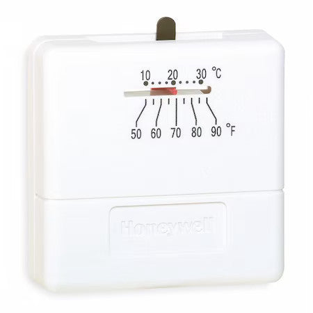 Honeywell Home T812a1002 Low Voltage Thermostat, 1 H, Hardwired, 24Vac